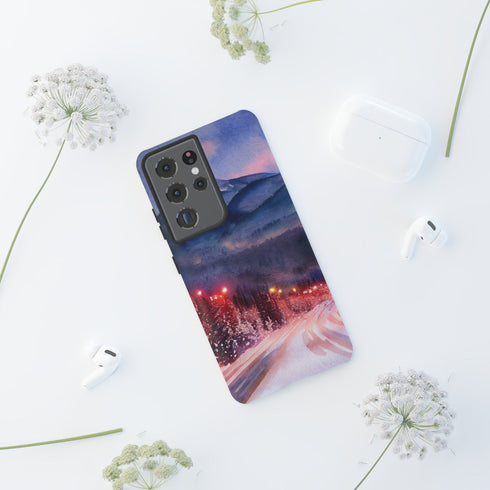 Christmas in Vail Colorado - Impact Resistant Phone Case